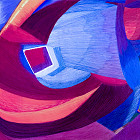 Abstract Staircase</br>25" x 31"